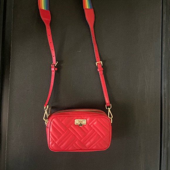 PRIDE MONTH IS COMING UP!!!! Michael Kors PRIDE Crossbody. Used 1 day!!! - Picture 3 of 9